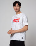 American Jeans Short Sleeve T-Shirt Tee Asbtract Looney Tunes