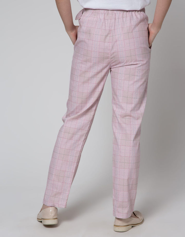 Details Flap Attached Belt Women's Long Pants