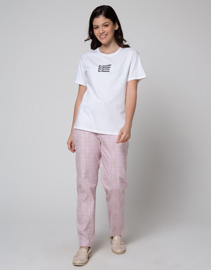 Details Flap Attached Belt Women's Long Pants