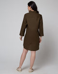 Details of Drawstring Waist Dress for Women