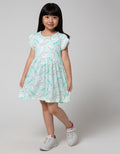 Little M Short Sleeve Midi Dress Daily Fp Unicorn Magical