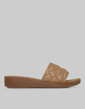 St. Yves Quilted Wedges Sandal Wanita