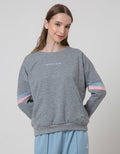 American Jeans Sweatshirt Two Small Stripes