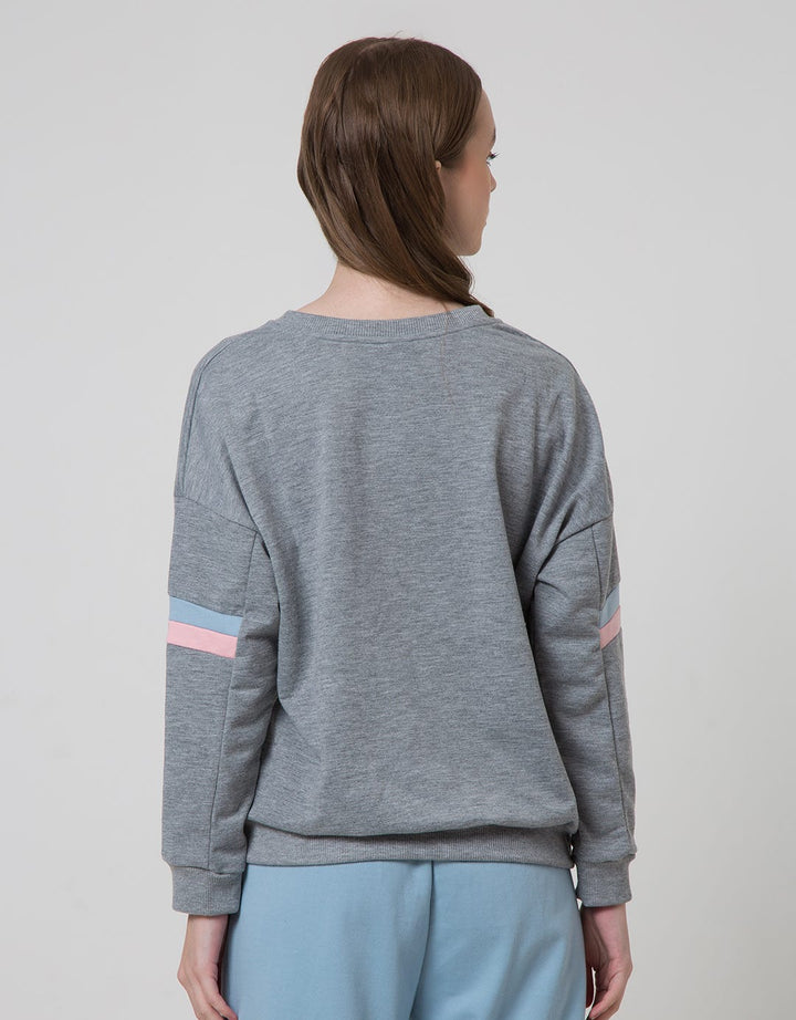 American Jeans Sweatshirt Two Small Stripes