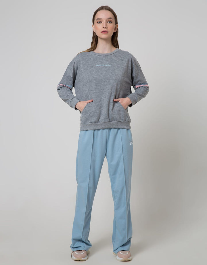 American Jeans Sweatshirt Two Small Stripes