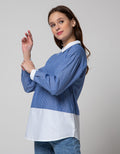 BLOUSE MIX OXFORD SA