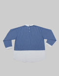Eprise Mix Oxford Blouse Wanita