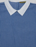 Eprise Mix Oxford Blouse Wanita