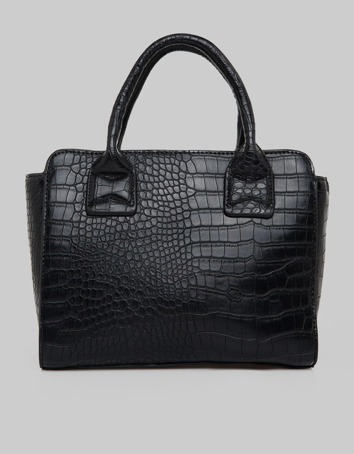 Connexion Crocodile Texture Handbag Wanita
