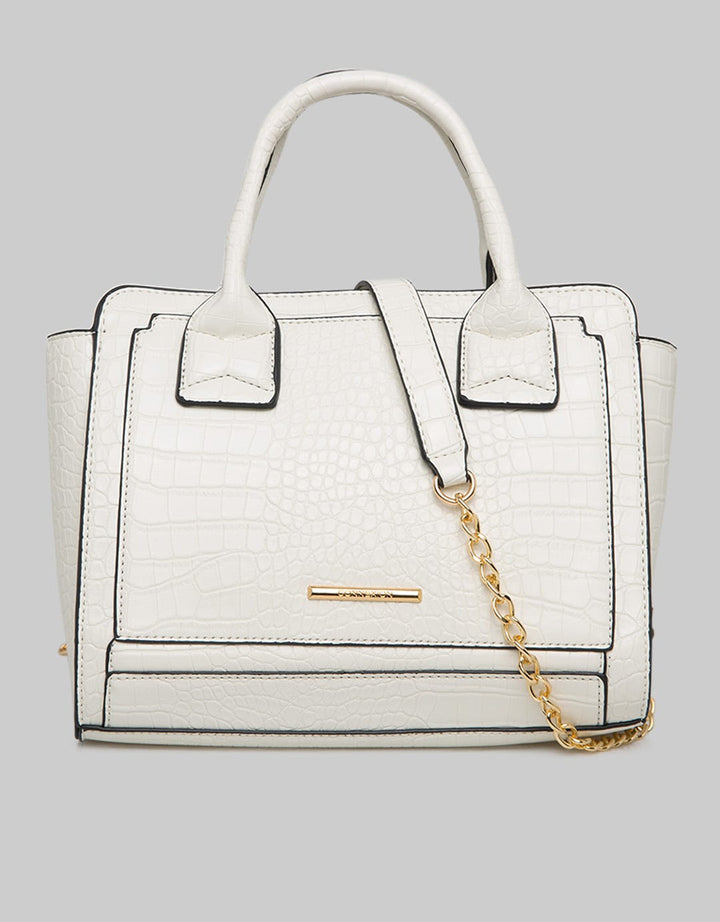 Connexion Crocodile Texture Handbag Wanita