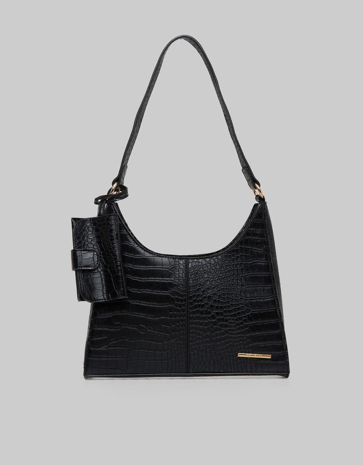 Connexion Crocodile Shoulder Bag Wanita