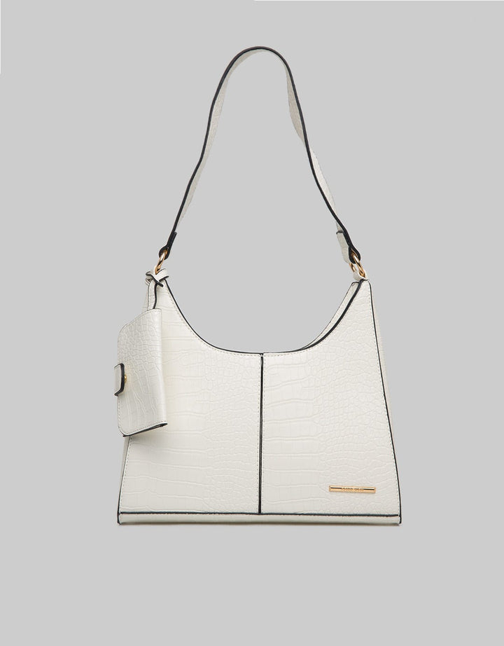Connexion Crocodile Shoulder Bag Wanita