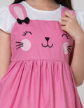 Kidz Too Bunny Embroidery Midi Dress Kids