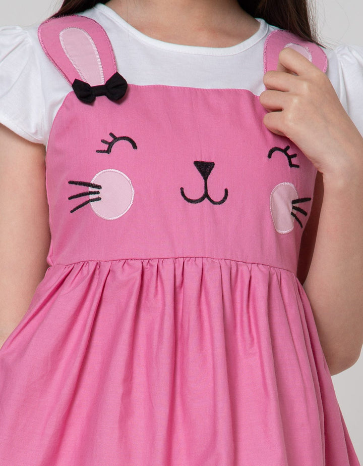 Kidz Too Bunny Embroidery Midi Dress Kids