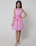 Kidz Too Midi Dress Salur Tas Bunny
