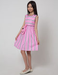 Kidz Too Midi Dress Salur Tas Bunny
