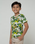 Little M Short Sleeve T-Shirt Dino Camo