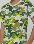 Little M Short Sleeve T-Shirt Dino Camo