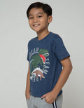 Little M Dino Aps Kaos Anak Laki-laki
