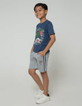Little M Dino Aps Kaos Anak Laki-laki