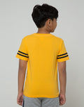 Little M Short Sleeve T-Shirt Robot Aplikasi Bordir Bis