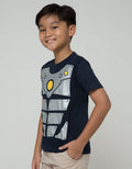 Little M Short Sleeve Galaxy Cloth Robot T-Shirt