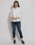 Expand Denim Blouse Basic Wanita