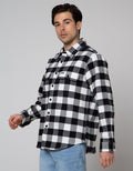 Nevada Shacket Shirt Jacket Checked Zipper