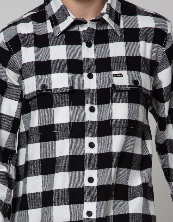 Nevada Shacket Shirt Jacket Checked Zipper