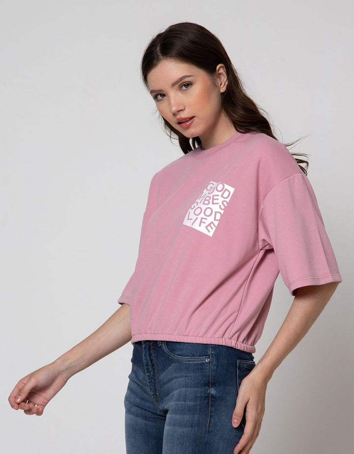 Nevada Short Sleeve T-Shirt Terry Good Vibes