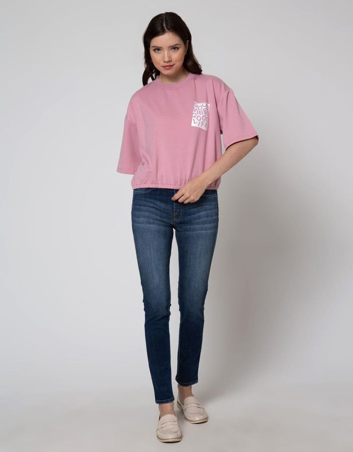 Nevada Short Sleeve T-Shirt Terry Good Vibes
