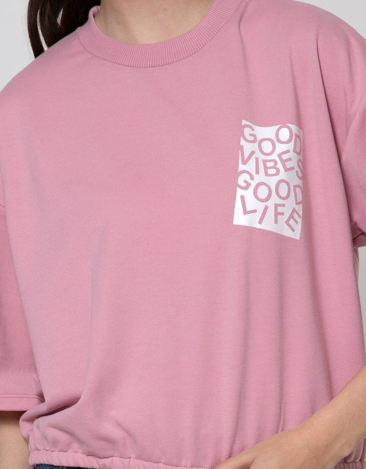 Nevada Short Sleeve T-Shirt Terry Good Vibes