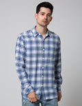 Nevada Long Sleeve Checked Flannel Shirt Kmlb011
