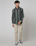 Nevada Long Sleeve Checked Flannel Shirt