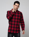 Nevada Long Sleeve Shirt Checked Motif Flannel