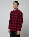 Nevada Long Sleeve Shirt Checked Motif Flannel
