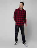 Nevada Long Sleeve Shirt Checked Motif Flannel