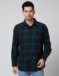 Nevada Long Sleeve Shirt Checked Flannel Fashion
