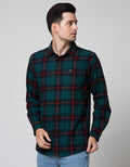 Nevada Long Sleeve Shirt Checked Flannel Fashion