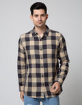 Nevada Long Sleeve Shirt Checked Flannel Casual