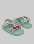 Little M Cherry Ankle Strap Sandal Anak