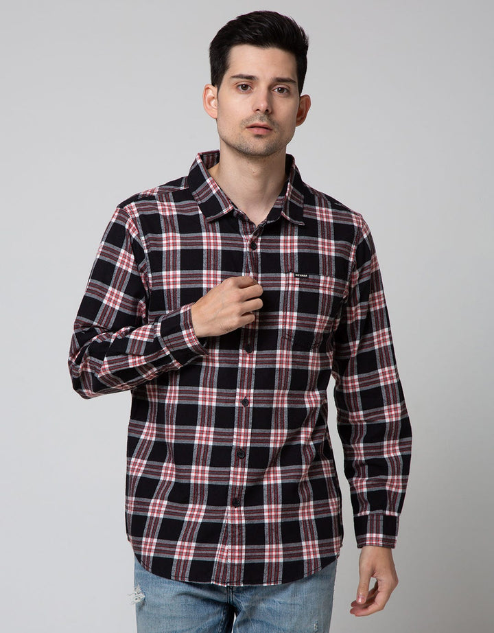 Nevada Long Sleeve Shirt Checked Flannel