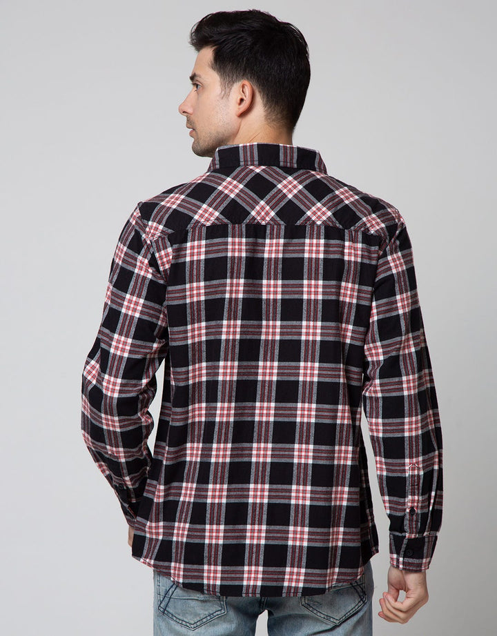 Nevada Long Sleeve Shirt Checked Flannel