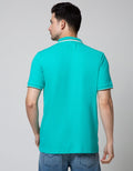Nevada Short Sleeve Polo Shirt Striped Neck