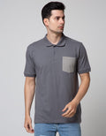 Nevada Short Sleeve Polo Shirt With Pocket And Print