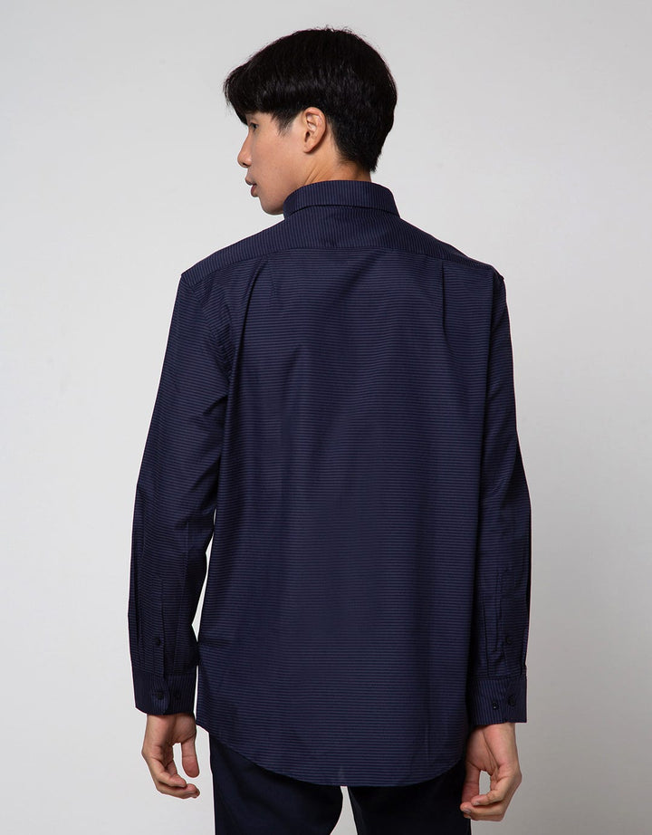 Cole Long Sleeve Shirt Stripe Regular