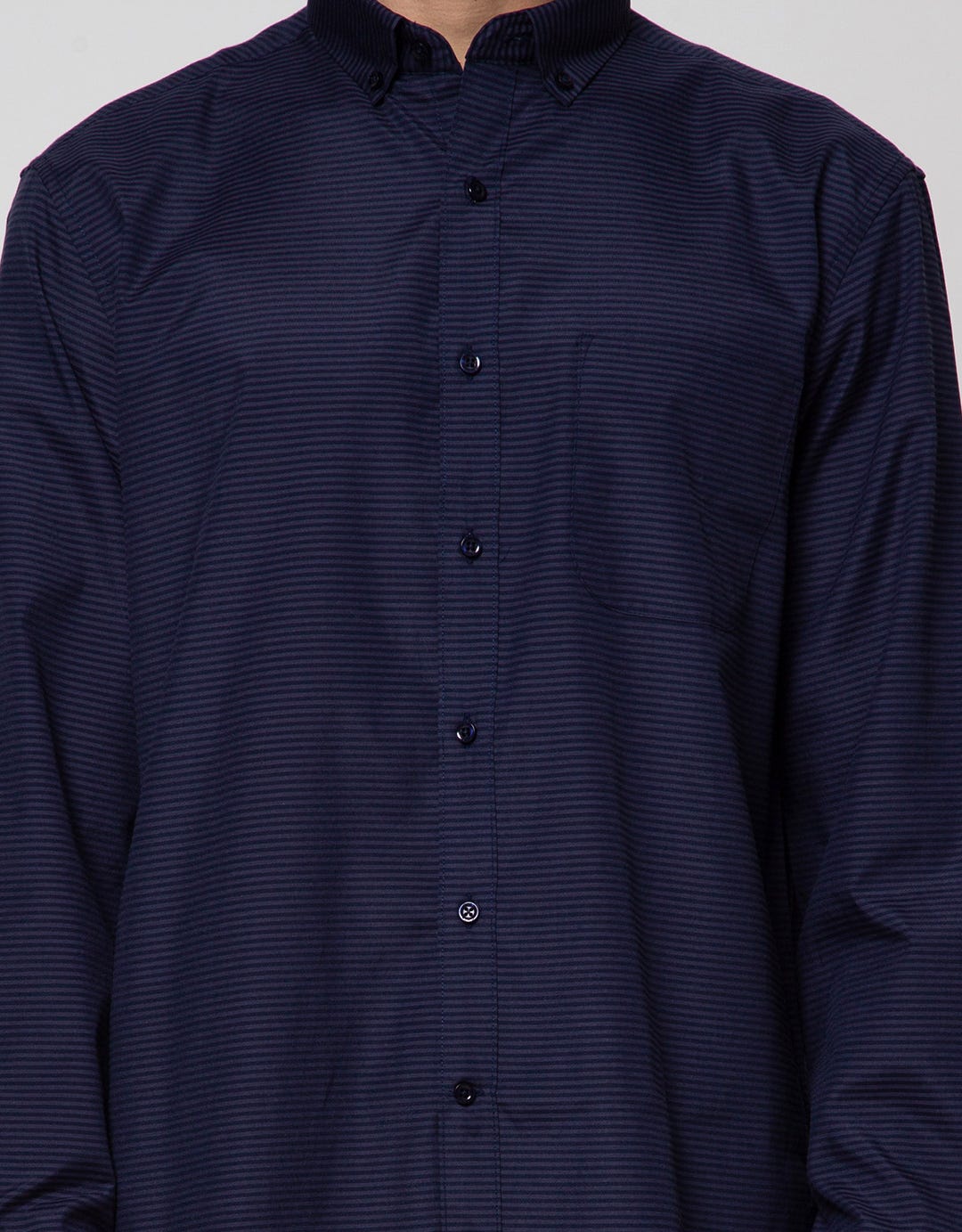 Cole Long Sleeve Shirt Stripe Regular