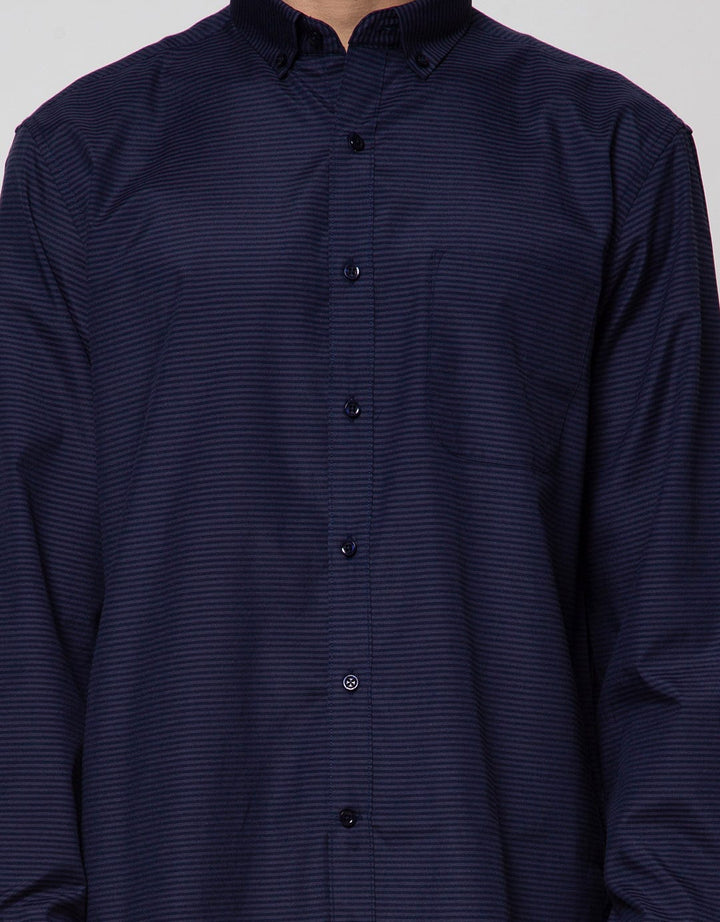 Cole Long Sleeve Shirt Stripe Regular