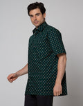 Cole Kemeja Lengan Pendek Full Print Pria