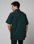 Cole Kemeja Lengan Pendek Full Print Pria